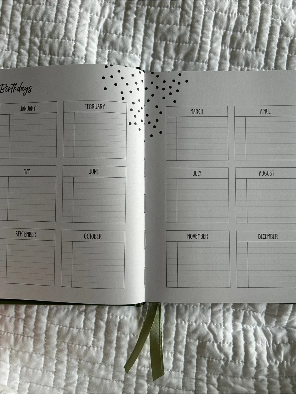 Lime and Mortar Undated Yearly Planner